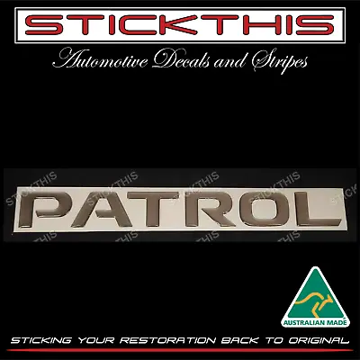 Resin Guard Badge Decal Emblem - Suit Nissan Patrol GU Y61 Ute • $56.80