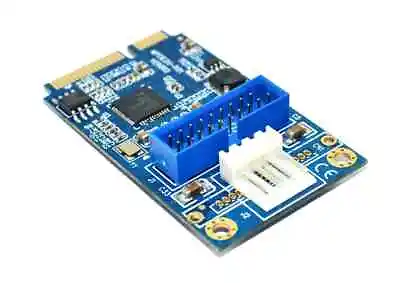 PCI-E To USB3.0 PCI Express Riser Card To 4Pin Convertor PCIE To19pin USB 3.0 • $9.40