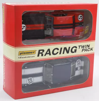 Pioneer '68 Mustang Notchback VS '68 Camaro T/A DPR 1/32 Slot Car Set RTP#15 • $129.99