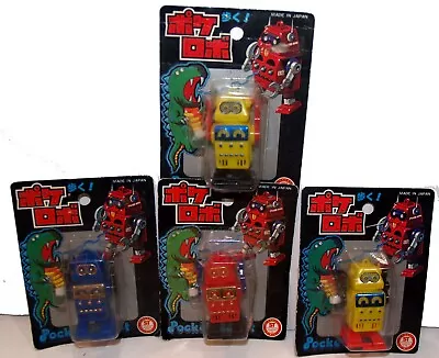 Vintage Japan Pocket Robots Windup TOMY Rascal Robot Style • $85