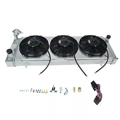 For 91-01 Jeep Cherokee XJ/Comanche Aluminum Radiator + 10  Shroud Fan Relay Kit • $131.99