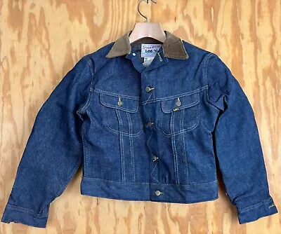 LEE STROM RIDER DEADSTOCK VINTAGE 1960'S / 70'S Men's X-SMALL Youth Jean Jacket • $195