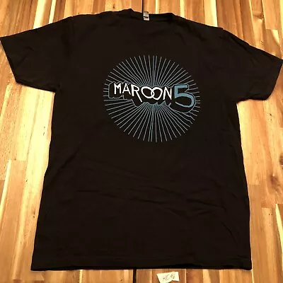 Maroon 5 Black T-shirt Men’s L 2013 Starburst Adam Levine • $9