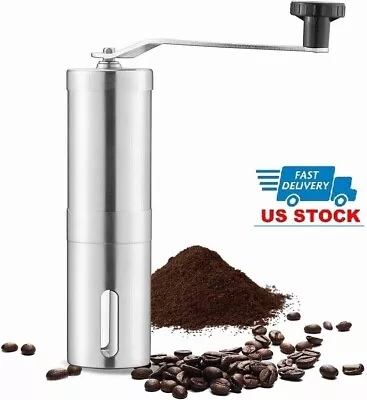 Manual Coffee Bean Grinder Stainless Steel Hand Coffee Mill • $8.68