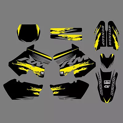 Graphics Kit Background Decal Sticker For Suzuki RM125 2001-2012，RM250 2001-2012 • $69.87