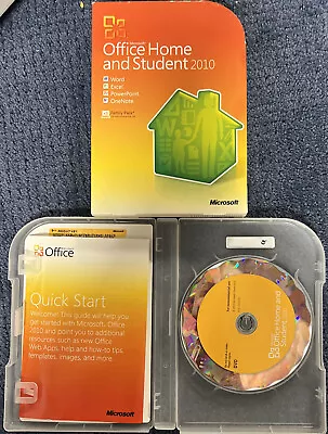 Genuine Microsoft Office 2010 Home And Student Family Pack For 3 PCs RETAIL Box • $68