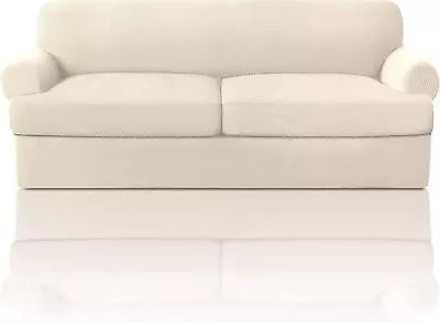 T Cushion Sofa Slipcover 3 Pieces Sofa Covers For T Cushion Sofa Soft Couch Cove • $64.99