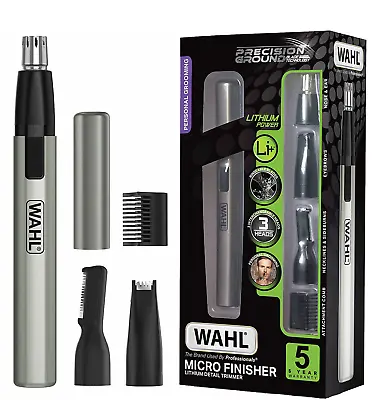 Wahl Lithium Micro Finisher Detail Trimmer For Unisex Nose Ear & Eyebrow Trimmer • £16.34