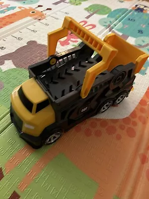 Mega Bloks Caterpillar Tiny 'n Tuff Constructor Truck Cat Carrier 2012 W/ Handle • $40.41