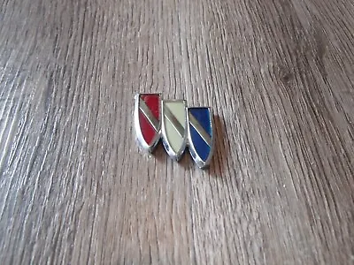 Vintage Red White Blue Buick Emblem Metal 1 1/2 Inch Tall • $19.83