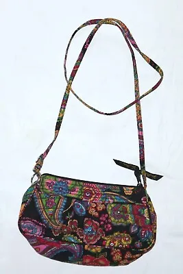 VERA BRADLEY Symphony In Hue Pattern Small Top Zip Closure Crossbody Bag EXC • $16.99