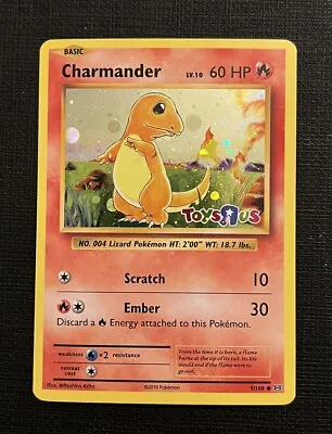 Pokemon Toys R Us XY Evolutions Promo Charmander Holo Rare #9/108 • $55