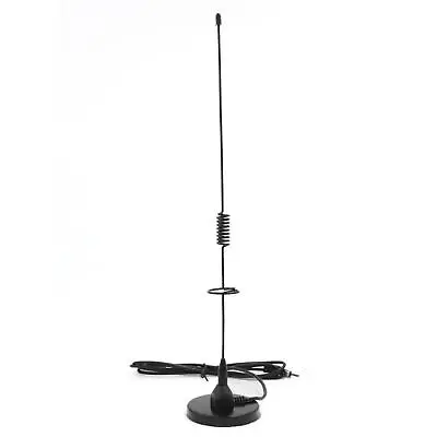 45cm Length Universal Car Magnetic Base FM/AM Radio Signal Antenna Aerial Black • $25.19