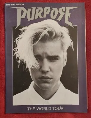 Justin Bieber 'Purpose' World Tour  2016/17 Program + Poster & 3 Tickets • $50