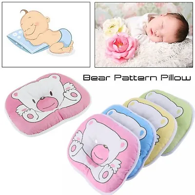 £5.34 • Buy Newborn Baby Cot Pillow Prevent Flat Head Memory Foam Cushion Sleeping Support