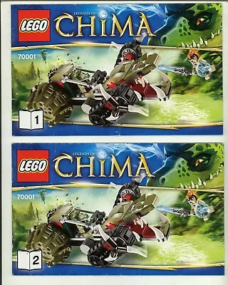 Lego Instruction Books Only! For Crawley's Claw Ripper - Legends Of Chima 70001 • $4.50