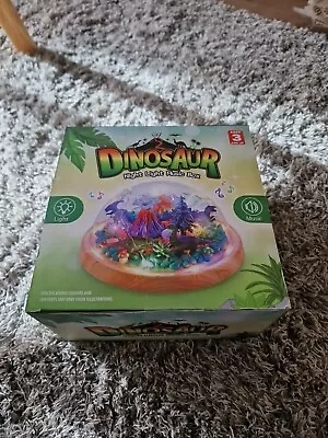 Dinosaur Night Light Music Box - Kids Arts & Crafts DIY Light Sleep Fun • £7.50