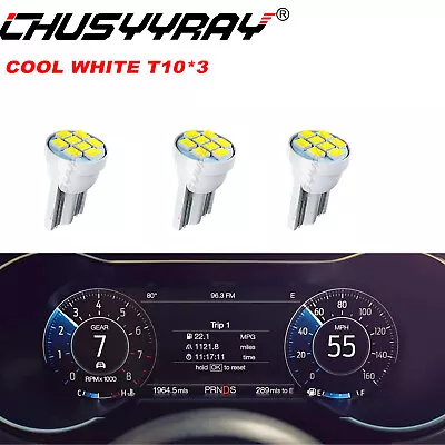 Gauge Cluster LED Dashboard Bulbs Cool White For Chevy 67-72 C/K Truck C10 - C30 • $7.59