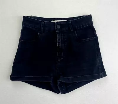 Supre Denim Womens Black High Rise Shorts Size 8 • $5.12