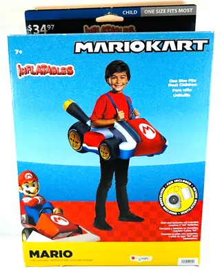 Disguise Mario Kart Inflatable - Super Mario Bros Costume - Child One Size - EUC • $31.99