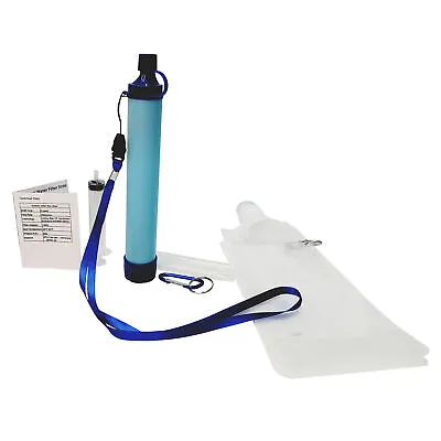 Military 99.99% Water Filter Purification Emergency Gear Camping Hiking • $9.98