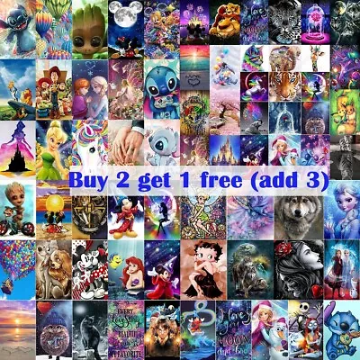 £6.78 • Buy Full Drill 5D Diamond Painting Kits Embroidery Cross Stitch Art Decor