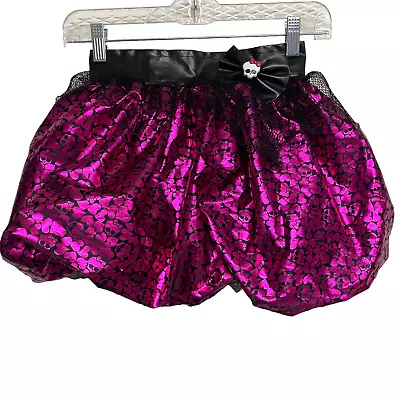 Monster High Fantasy Play Girls Size 4- 6x Hot Pink Costume Skirt • $15