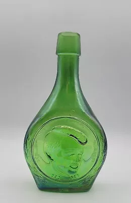 Vintage Wheaton Green Glass Bottle Robert Francis Kennedy • $15
