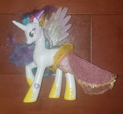 My Little Pony G4 FIM Princess Celestia MLP Brushable Figure Canterlot Castle #4 • $19.99