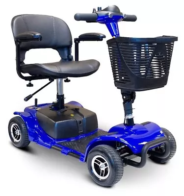 EWheels Electric Portable Medical Mobility Travel Scooter 4 Wheel Blue EW-M34 • $799
