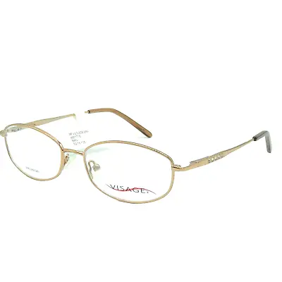 Visage Suede BRN Brown Eyeglass Frames 52 16 135 • $27.20