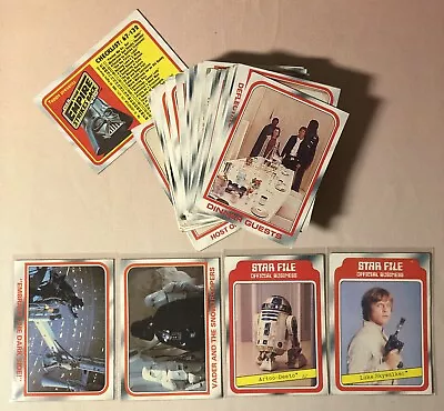 Lot Of 40+ Topps Lucasfilm 1980  Star Wars The Empire Strikes Back Cards (Soft) • $7.99