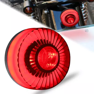 Motorcycle LED Tail Light Rear Brake Stop Red Round Universal For Bobber ATV UTV • $11.98