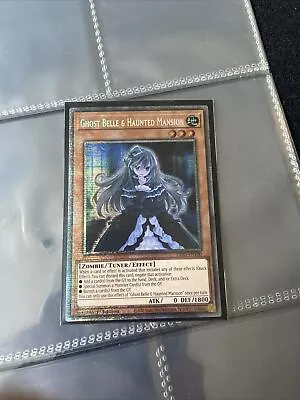 Yugioh Ghost Belle & Haunted Mansion Starlight Rare 1st Lp Difo-en100 • £250