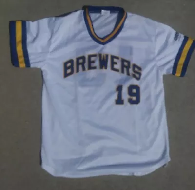 2018 Milwaukee Brewers Promo SGA Robin Yount Replica Jersey Adult M MLB Baseball • $19.95