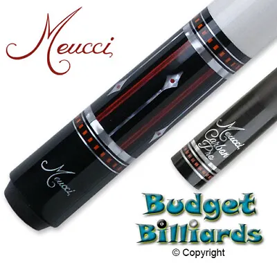 Meucci 21st Century - 2 Pool Cue W/ Carbon Pro 29  12.75mm Shaft & Hard Case • $948