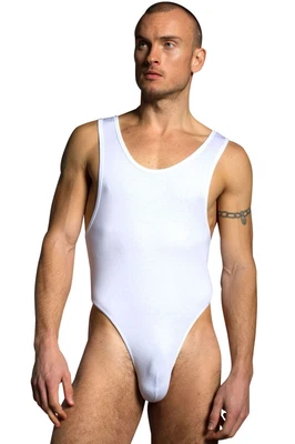 £26 • Buy Doreanse Men's 5003 Soft Modal String Body Underwear All In One Black White