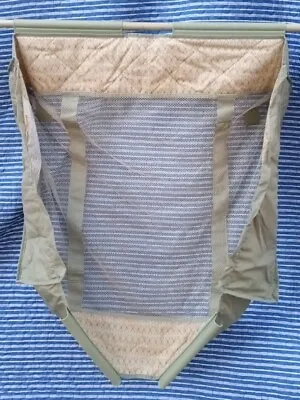 Graco Bassinet Insert Replacement  Green/ Beige Straight Sides 26 X 36 • $29.99