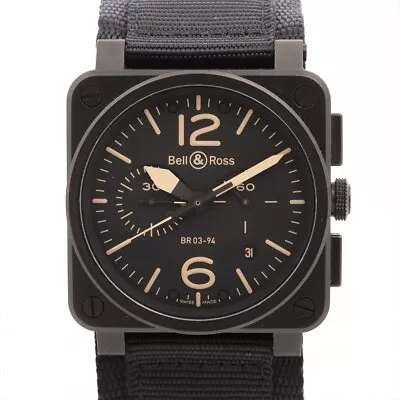 Bell Andros BR03-94-S SSx Nylon AT Black Dial Lug Faint Scratches • $2042.41