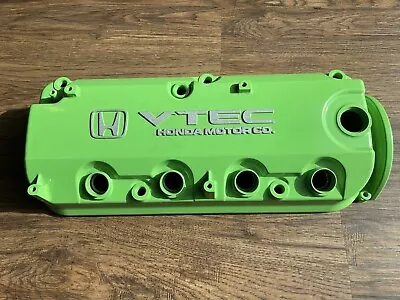 F22 94-97 & F23 98-02 Honda VTEC Valve Cover F Series - LIME GREEN • $139.99