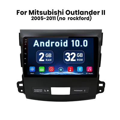 $225.99 • Buy For Mitsubishi Outlander 2005-2011 Car Radio GPS Sat WIFI BT Android DAB+