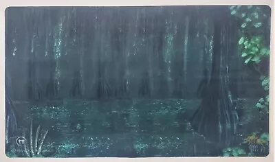 Bayou Playmat MTG Play Mat SIGNED By Jesper Myrfors OFFICIAL Magic Dual Lands • $169.23