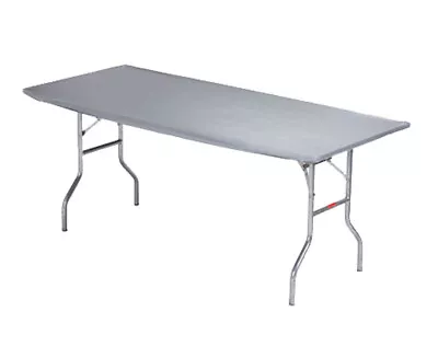 Kwik-Covers Rectangular Fitted Plastic Table Covers 8' X 30  - Bundle Of 5 • $35