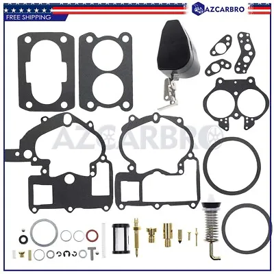 Carb Rebuild Kit For Mercruiser 3302-804844002 2.5 3.0 3.7 4.3 L Marine 2 Barrel • $12.94