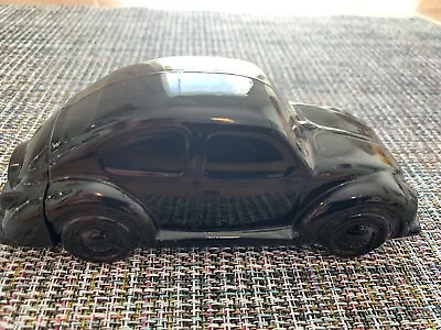 LAST CHANCE! Avon DECANTER VINTAGE GLASS After Shave Volkswagen Bug • $3.15