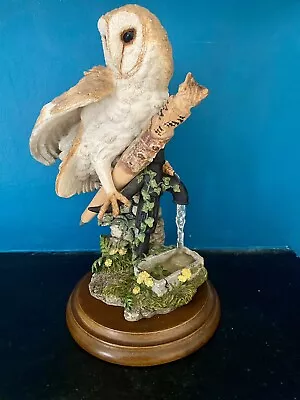 Lovely Country Artists Barn Owl Water Pump 01228 • £2.99