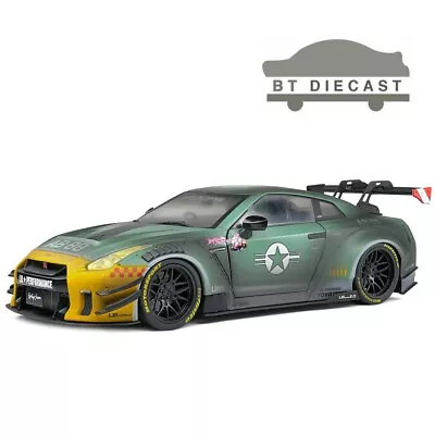 Solido 2022 Nissan Skyline Gt-r R35 Lb Walk 2.0 Army Fighter 1/18 S1805807 • $56.90