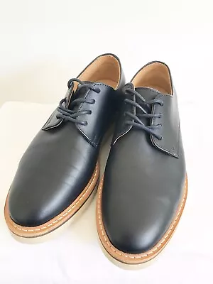 RM WILLIAMS Size 7 Womens Navy Blue Leather Rubber Sole Lace Up Shoes • $195