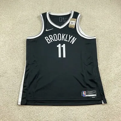 Nike Brooklyn Nets Mens 2XL Kyrie Irving Jersey Black DB3563-018 New Dri Fit • $50