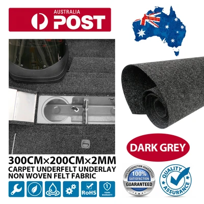 $55.99 • Buy 2M×3M Anti Skidding Carpet Felt Marine Floor Underlay Yacht Deck Cab Mat 2mm OZ